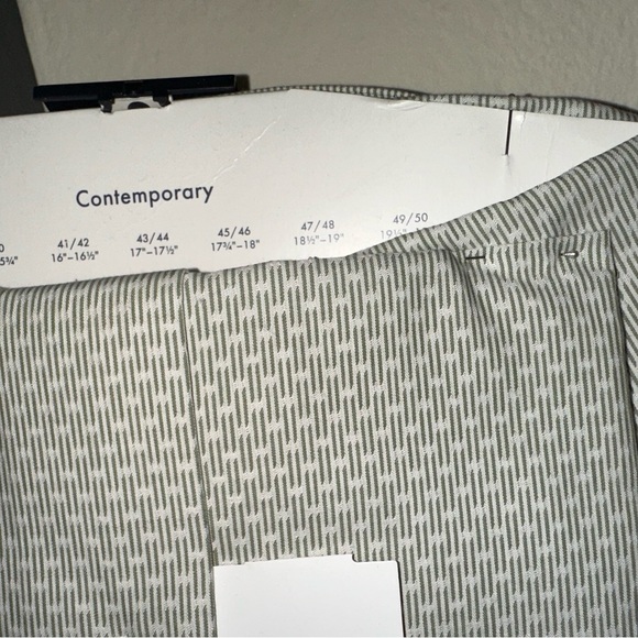 NWT ETON men’s button up dress shirt green 42 16.5 neck formal event office - Picture 11 of 12